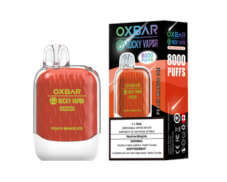 OXBAR 8000 Puff Disposable e cigarette - 20 Flavours