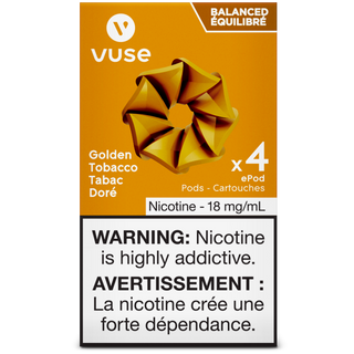 Golden Tobacco 4 Pod Pack by VUSE