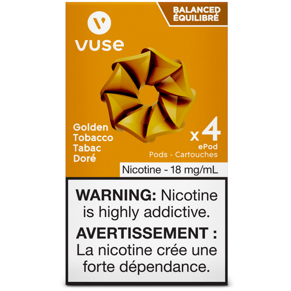 Golden Tobacco 4 Pod Pack by VUSE