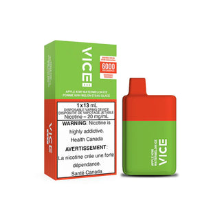 VICE BOX 6000 Puffs Disposable E Cigarette Vape - 15 Flavours