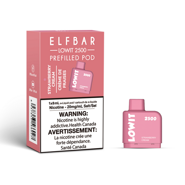 Lowit 2500 puff Pre-Filled Pod by Elfbar - 13 FLAVOURS