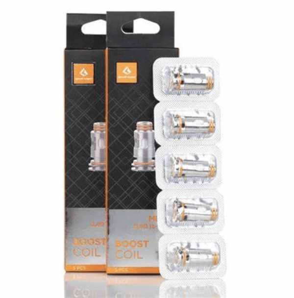Geekvape Aegis Boost Series e cigarette Coils packaging in vape store near Kitchener