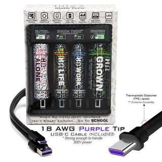 Hohm Tech 4A USB-C Lithium battery charger - Twisted Sisters Vape Shop