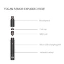 Yocan Armor Plus Concentrate Vaporizer Kit - Twisted Sisters Vape Shop