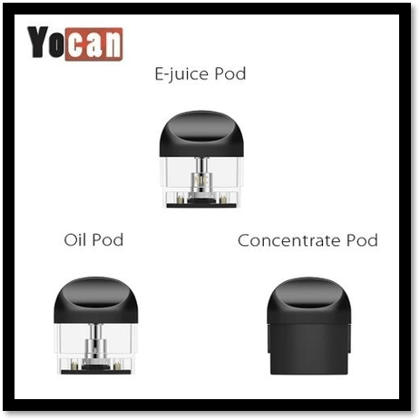 Yocan Evolve 2.0 Ceramic Replacement Pods (Juice) 4pk - Twisted Sisters Vape Shop