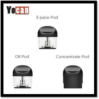 Yocan Evolve 2.0 Quartz Replacement Pods (Concentrates) 4pk - Twisted Sisters Vape Shop
